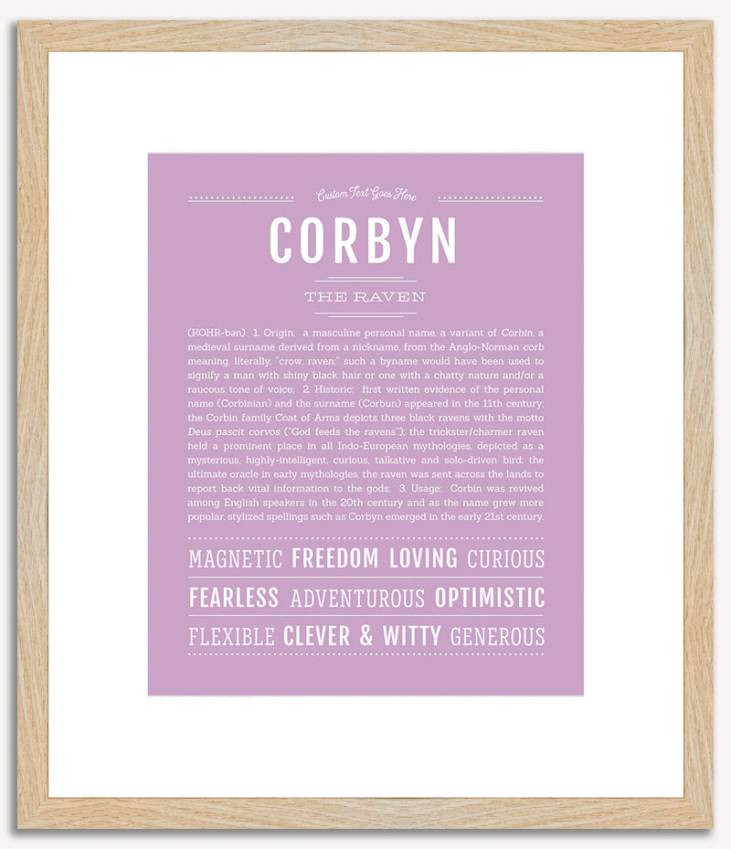 Corbyn | Name Art Print