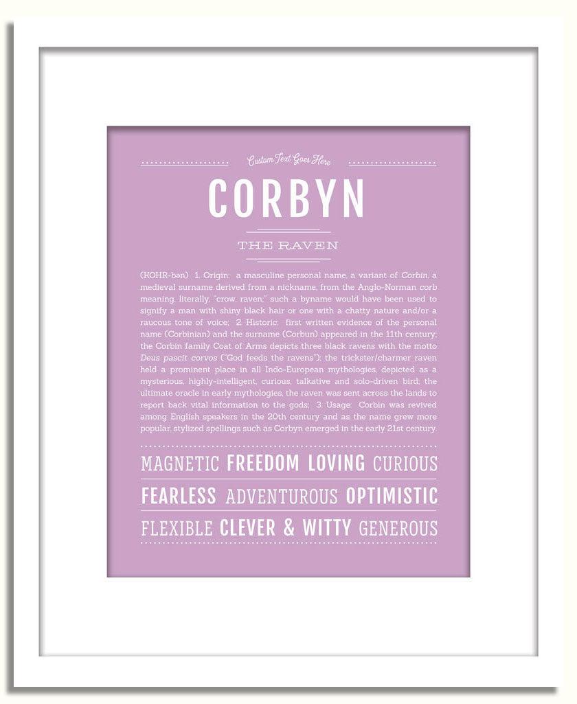 Frame Options | Lilac | White Frame, Matted