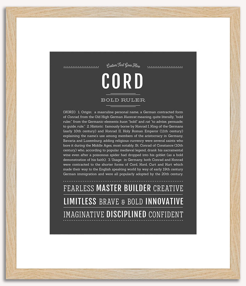 Cord | Name Art Print