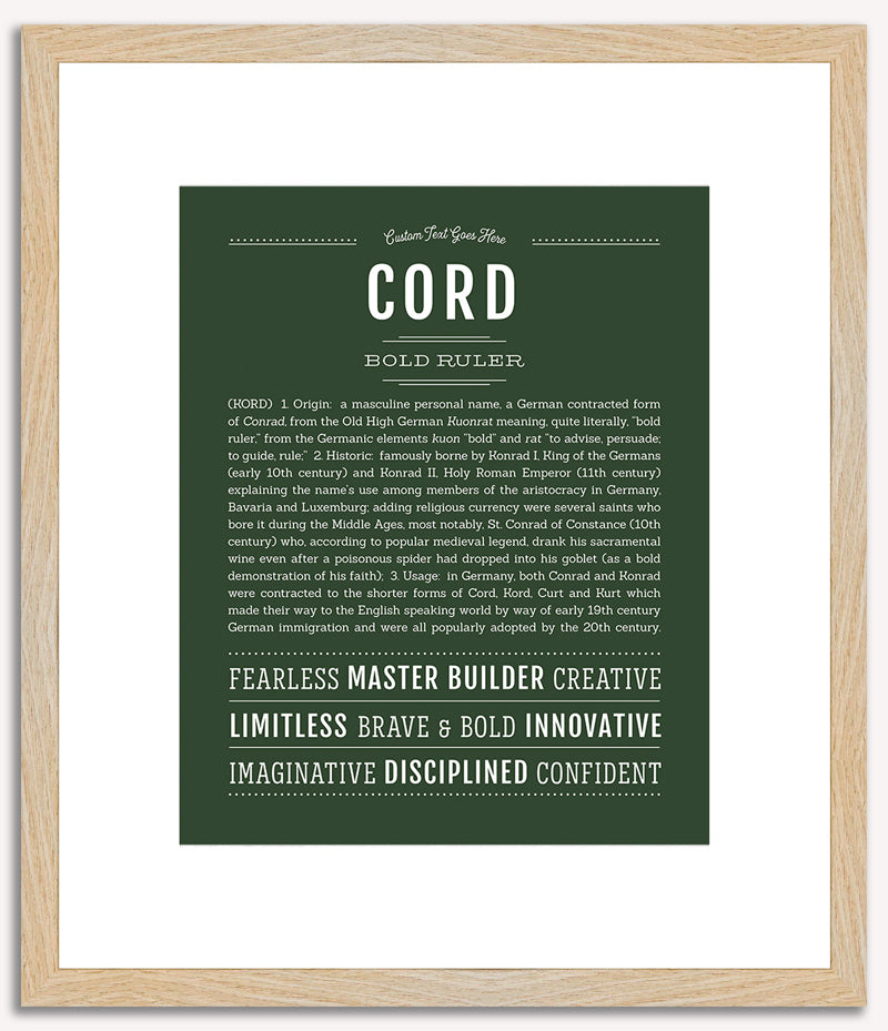 Cord | Name Art Print