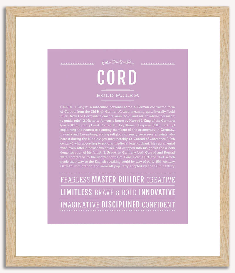 Cord | Name Art Print