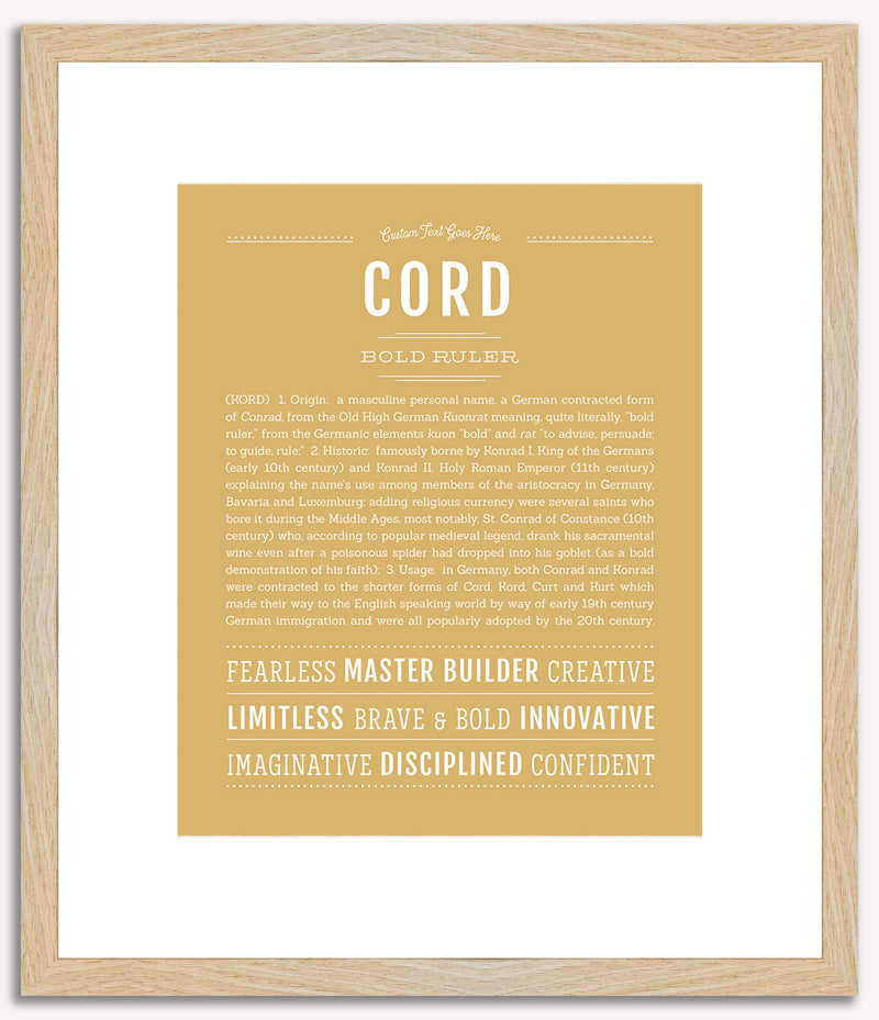 Cord | Name Art Print