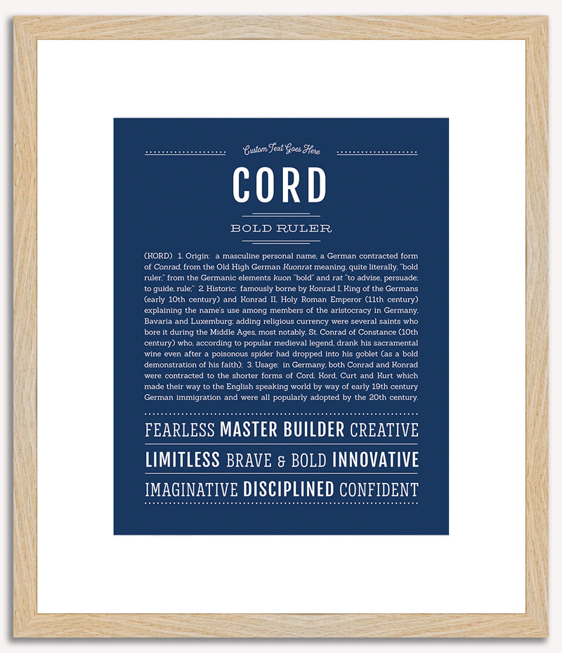 Cord | Name Art Print