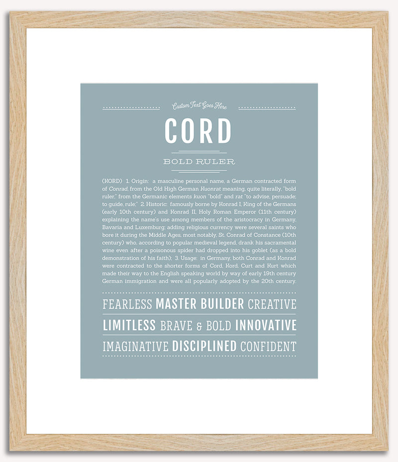 Cord | Name Art Print