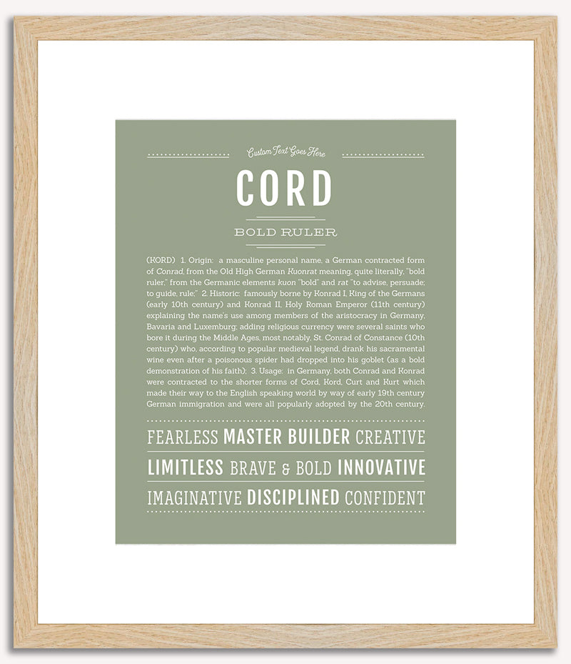 Cord | Name Art Print