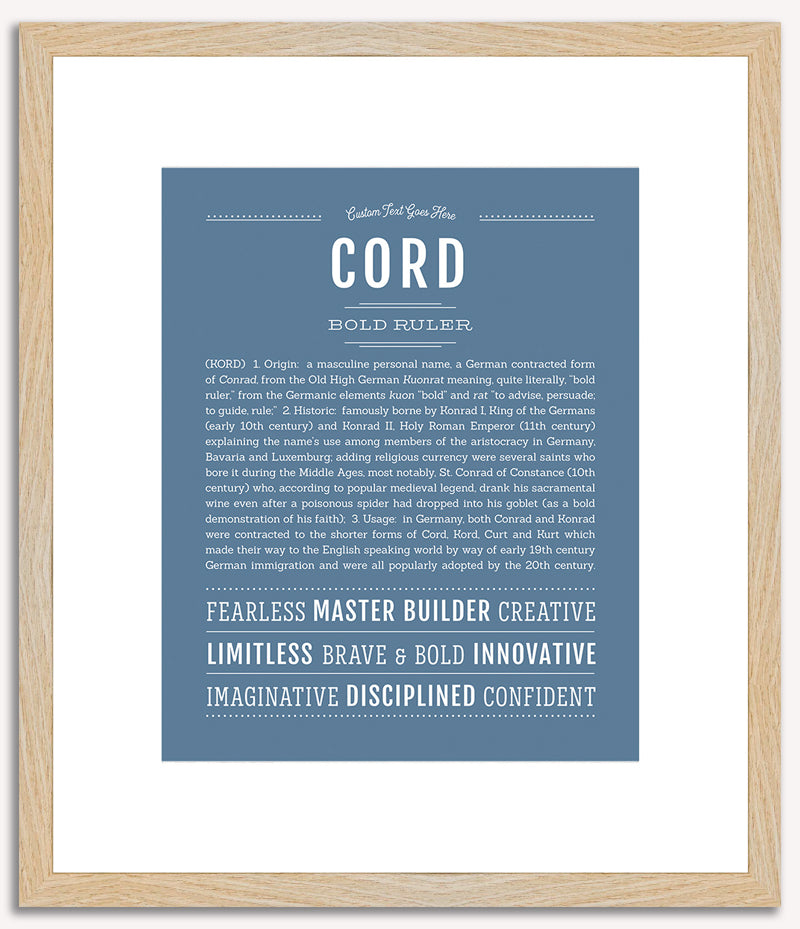 Cord | Name Art Print