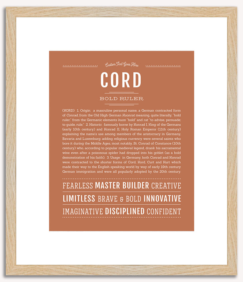 Cord | Name Art Print