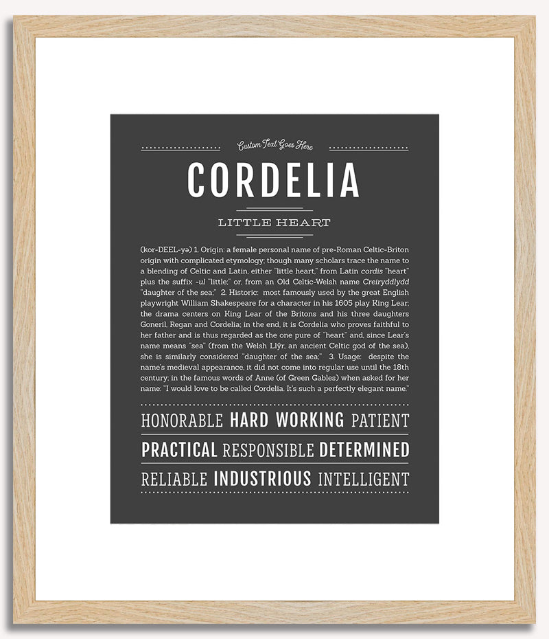 Cordelia | Name Art Print