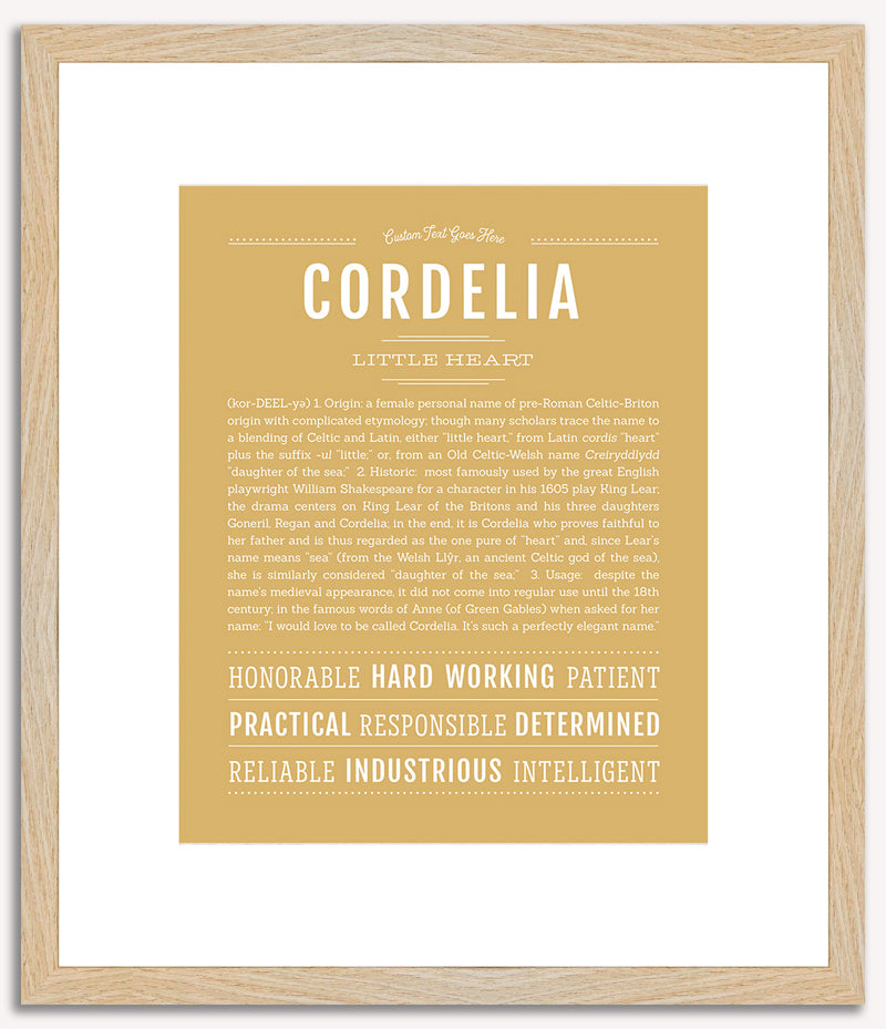 Cordelia | Name Art Print