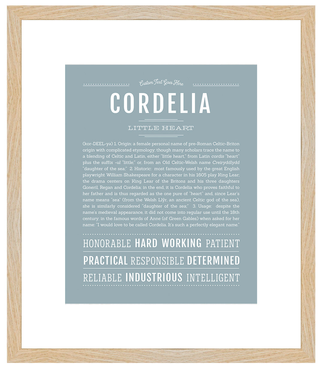 Cordelia | Name Art Print