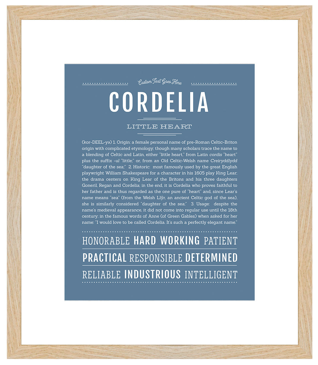 Cordelia | Name Art Print