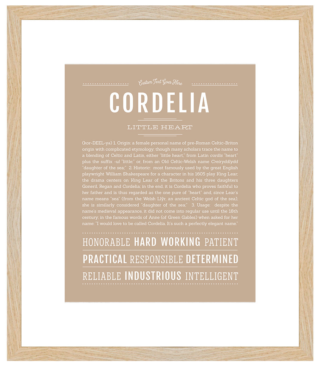 Cordelia | Name Art Print