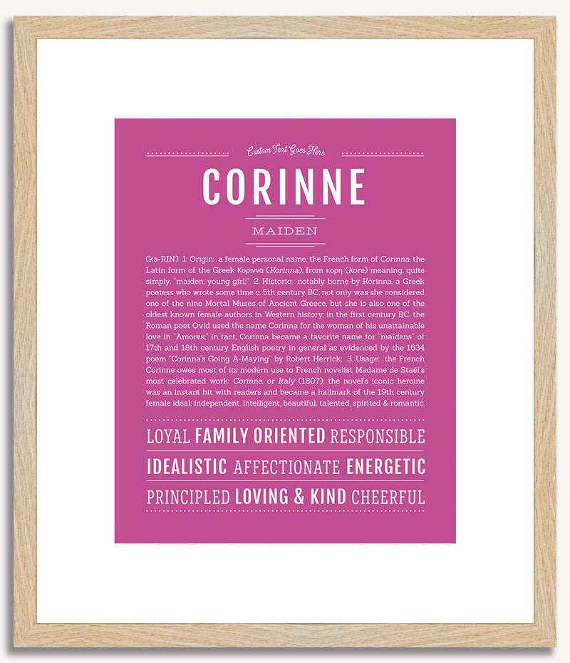 Corinne | Name Art Print