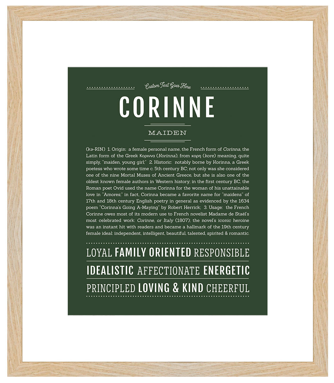 Corinne | Name Art Print