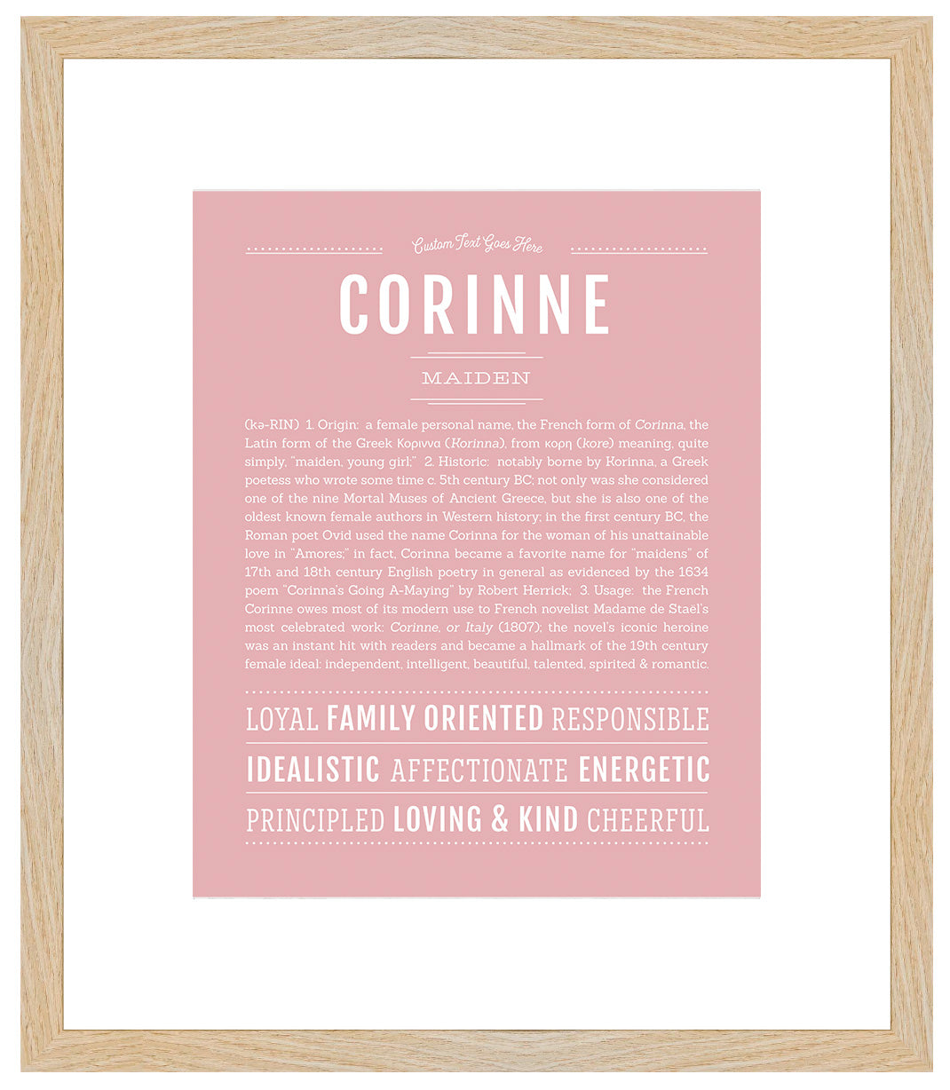 Corinne | Name Art Print