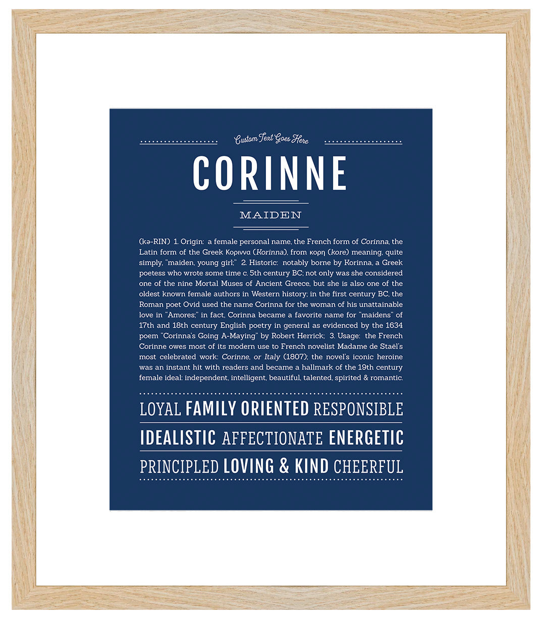 Corinne | Name Art Print