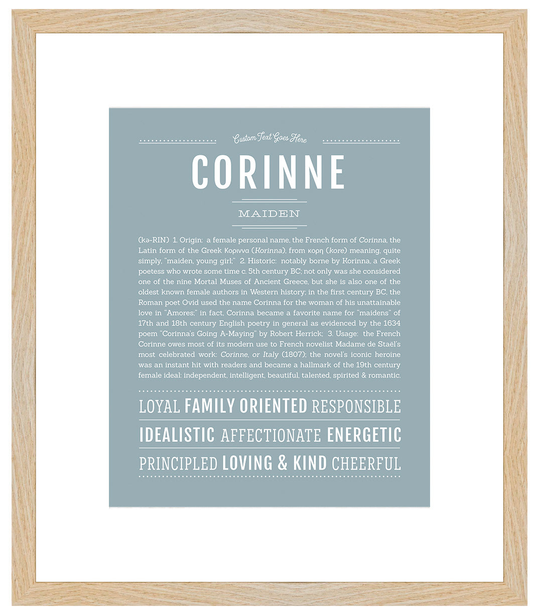 Corinne | Name Art Print