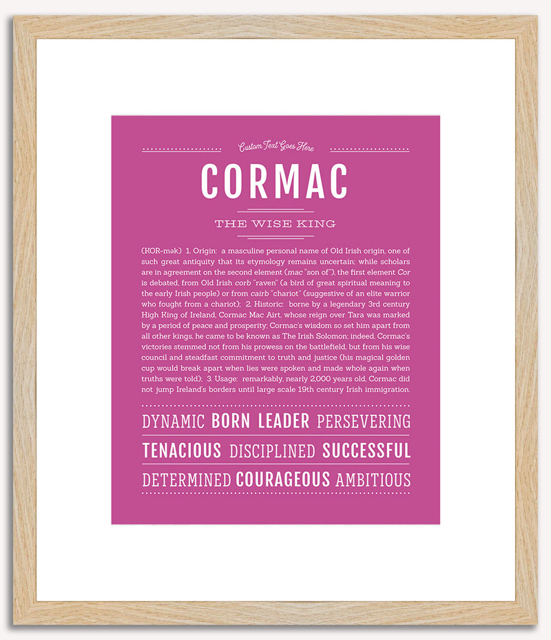 Cormac | Name Art Print