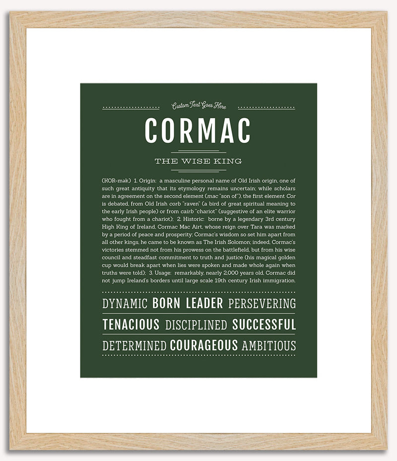 Cormac | Name Art Print