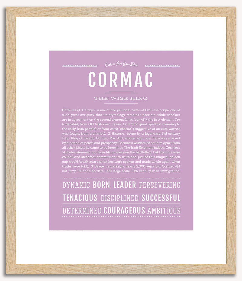 Cormac | Name Art Print