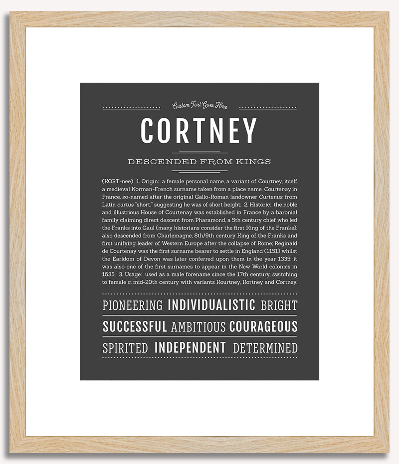 Cortney | Name Art Print