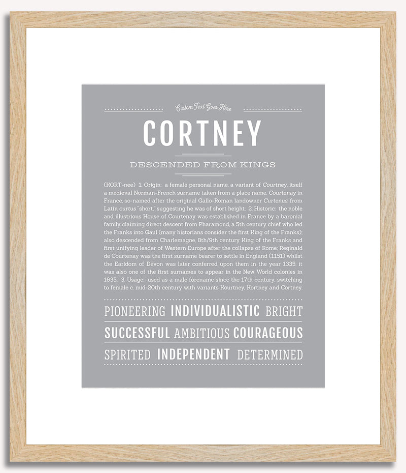 Cortney | Name Art Print