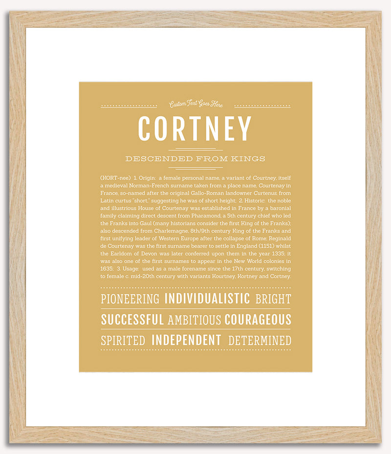 Cortney | Name Art Print