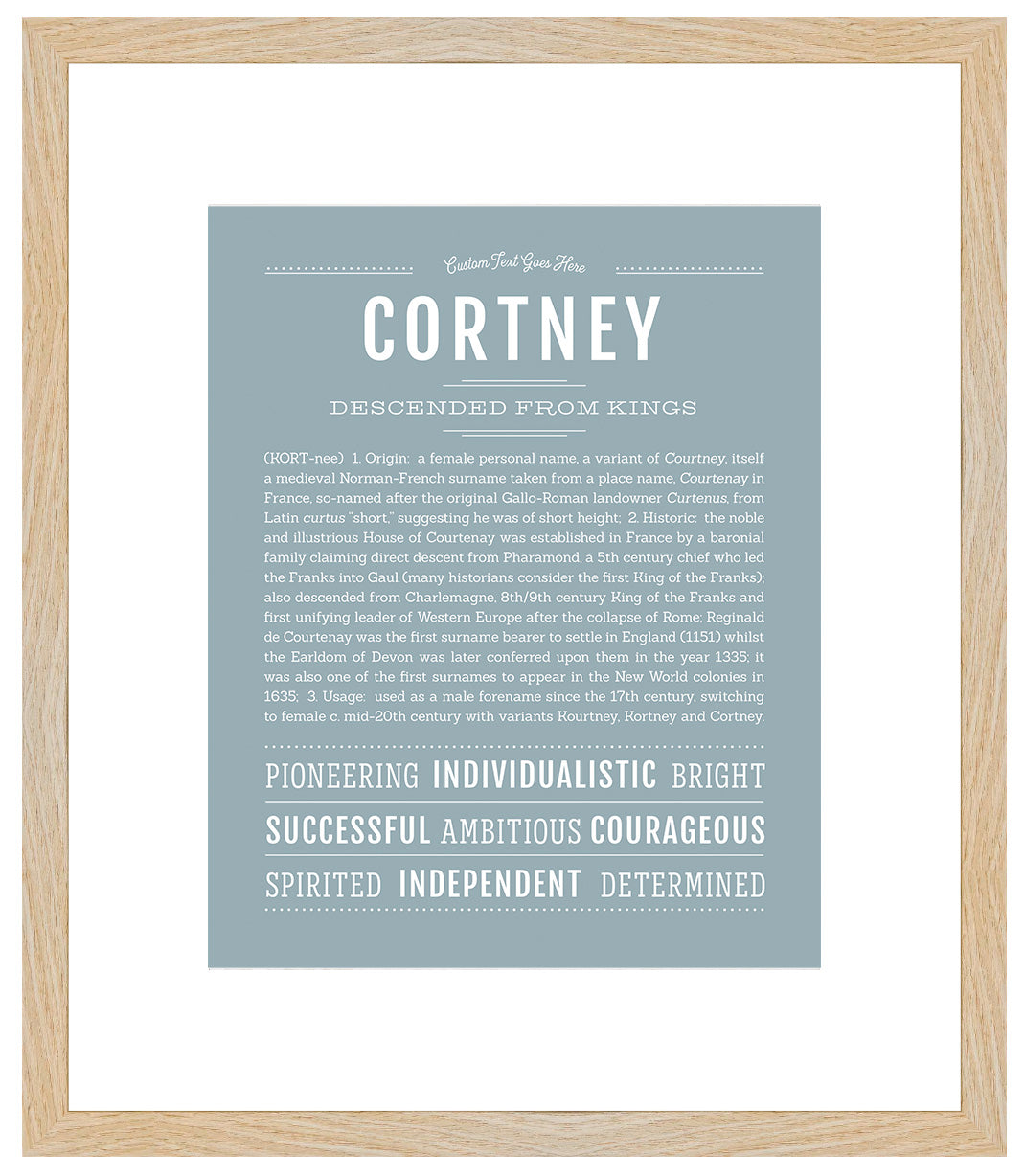 Cortney | Name Art Print