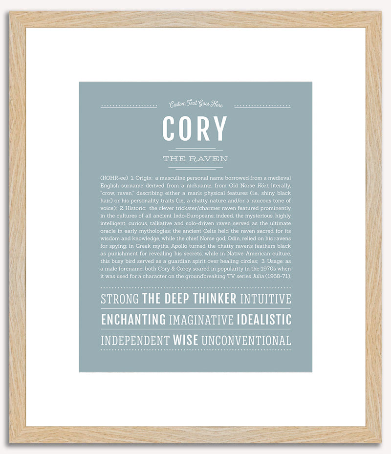 Cory (male) | Name Art Print