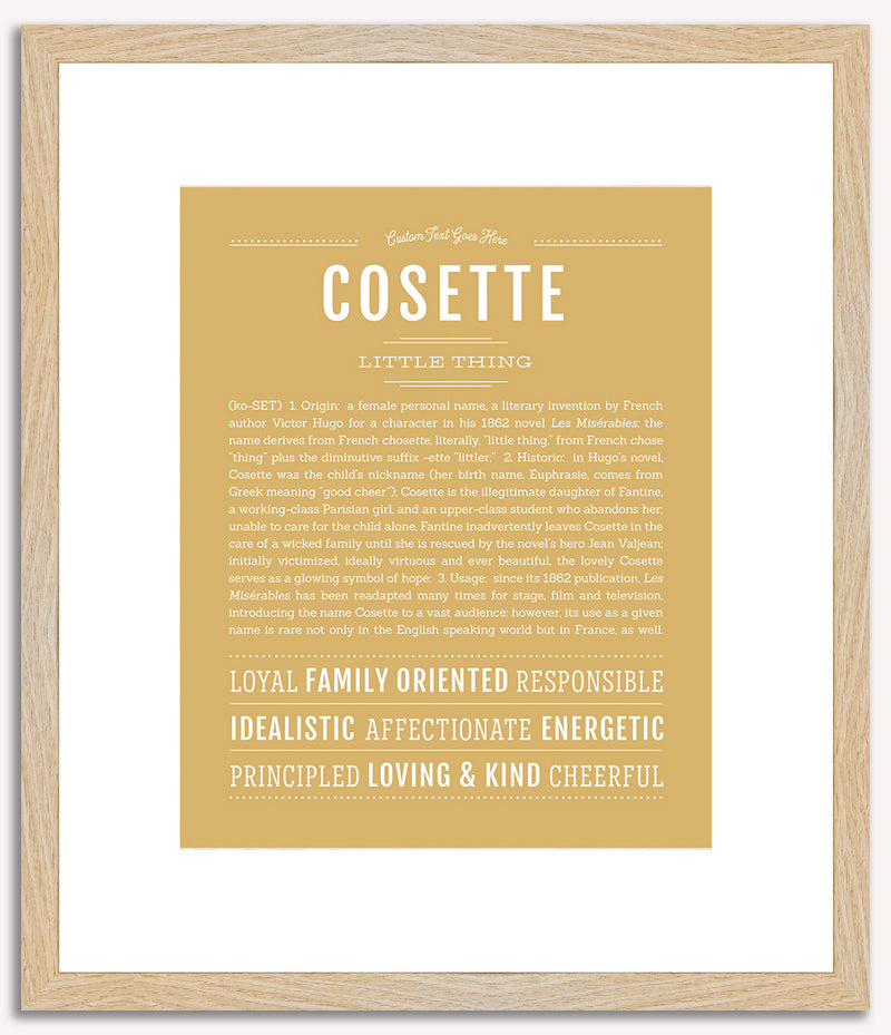 Cosette | Name Art Print