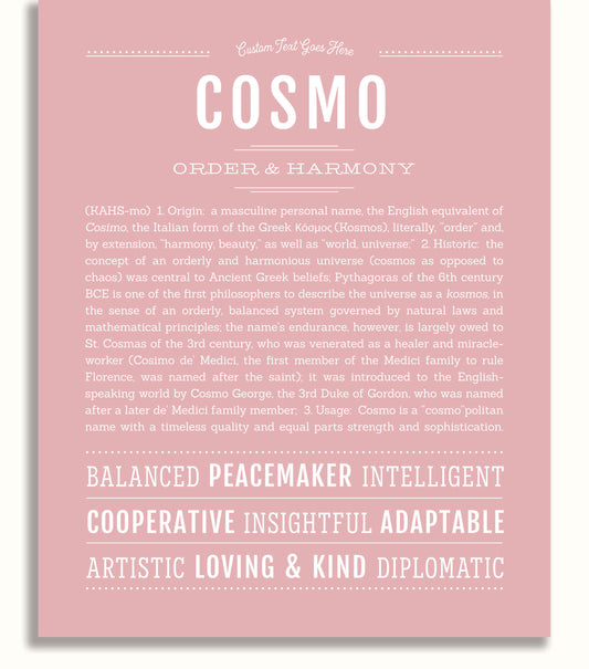 Frame Options | Dusty Rose | No Frame