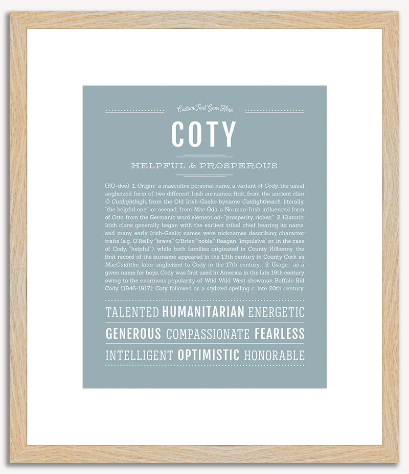 Coty | Name Art Print