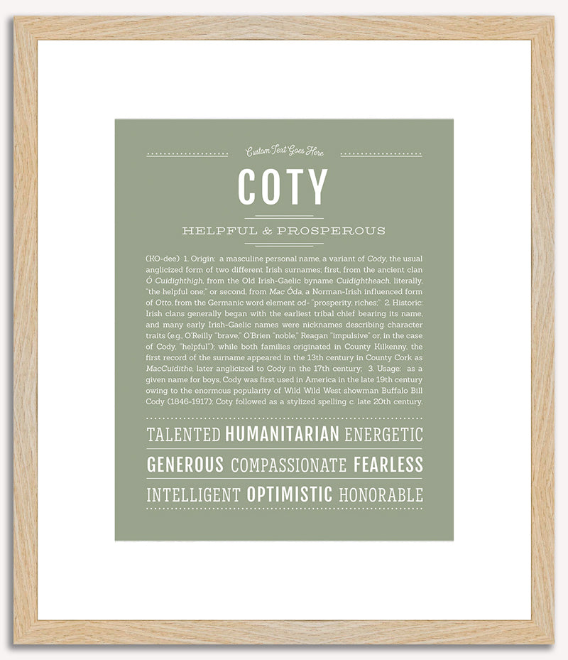 Coty | Name Art Print