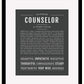 Frame Options | Charcoal Gray | Black Frame, Matted