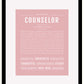 Frame Options | Dusty Rose | Black Frame, Matted
