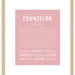 Frame Options | Dusty Rose | Maple Frame, Matted