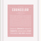 Frame Options | Dusty Rose | White Frame, Matted