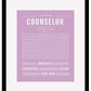 Frame Options | Lilac | Black Frame, Matted
