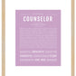 Frame Options | Lilac | Maple Frame, Matted