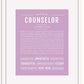 Frame Options | Lilac | White Frame, Matted