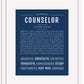 Frame Options | Midnight Blue | White Frame, Matted