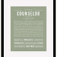 Frame Options | Sage | Black Frame, Matted