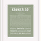 Frame Options | Sage | White Frame, Matted