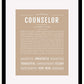 Frame Options | Tan | Black Frame, Matted