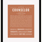 Frame Options | Terra Cotta | Black Frame, Matted