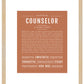 Frame Options | Terra Cotta | Maple Frame, Matted