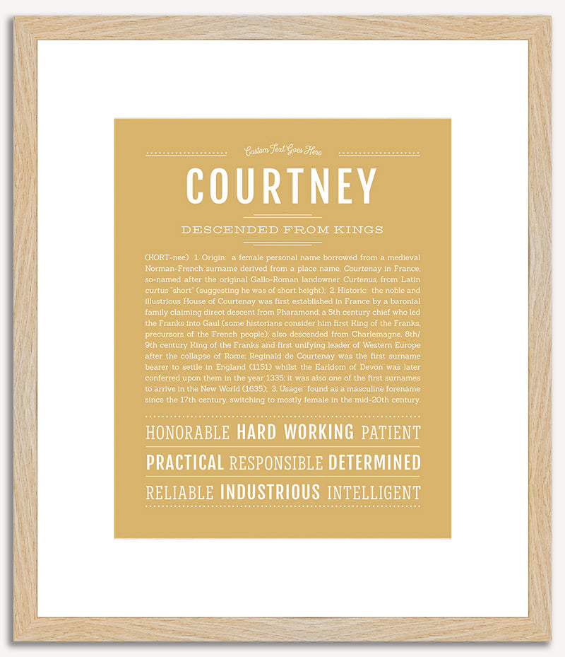 Courtney | Name Art Print