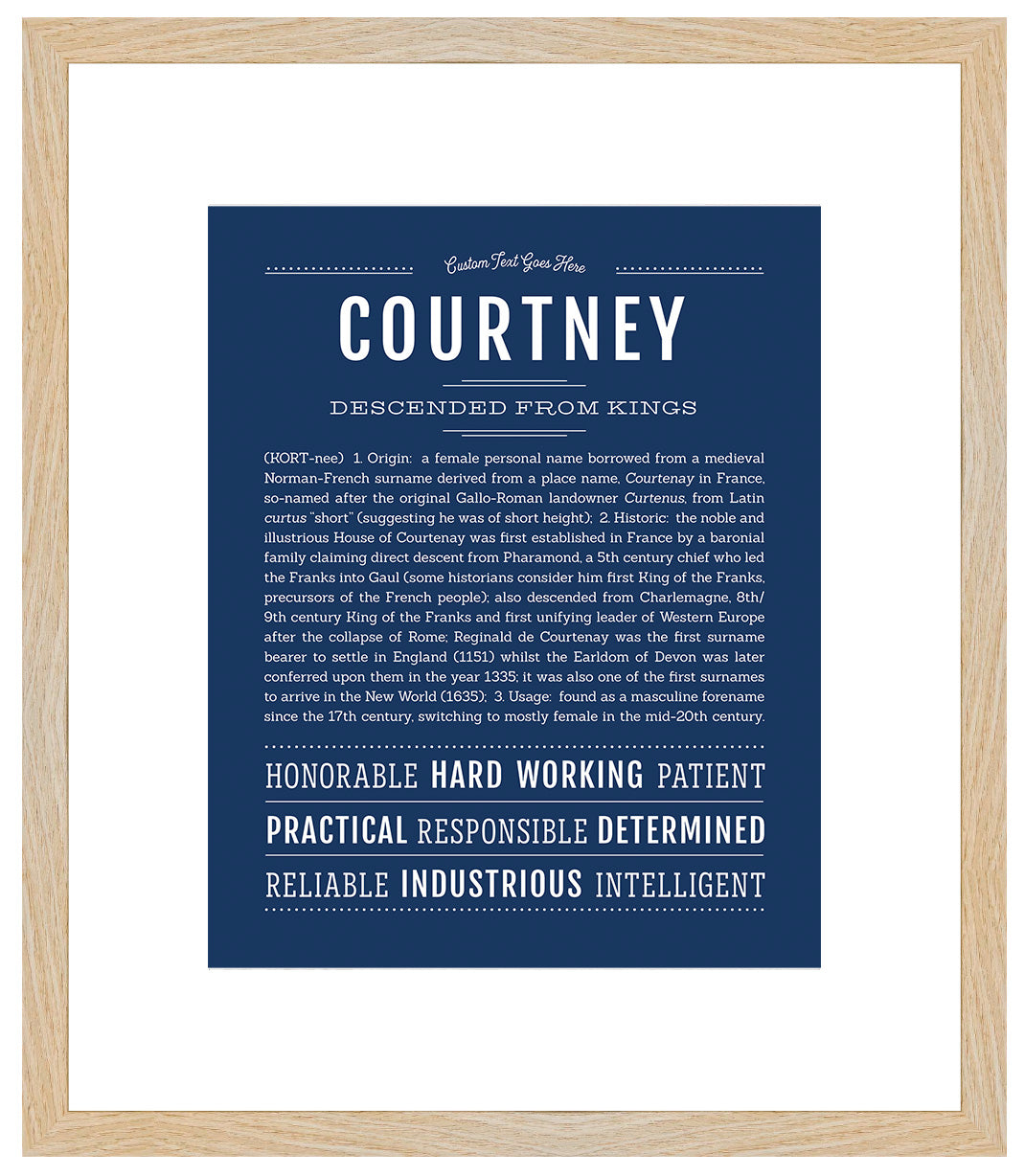 Courtney | Name Art Print