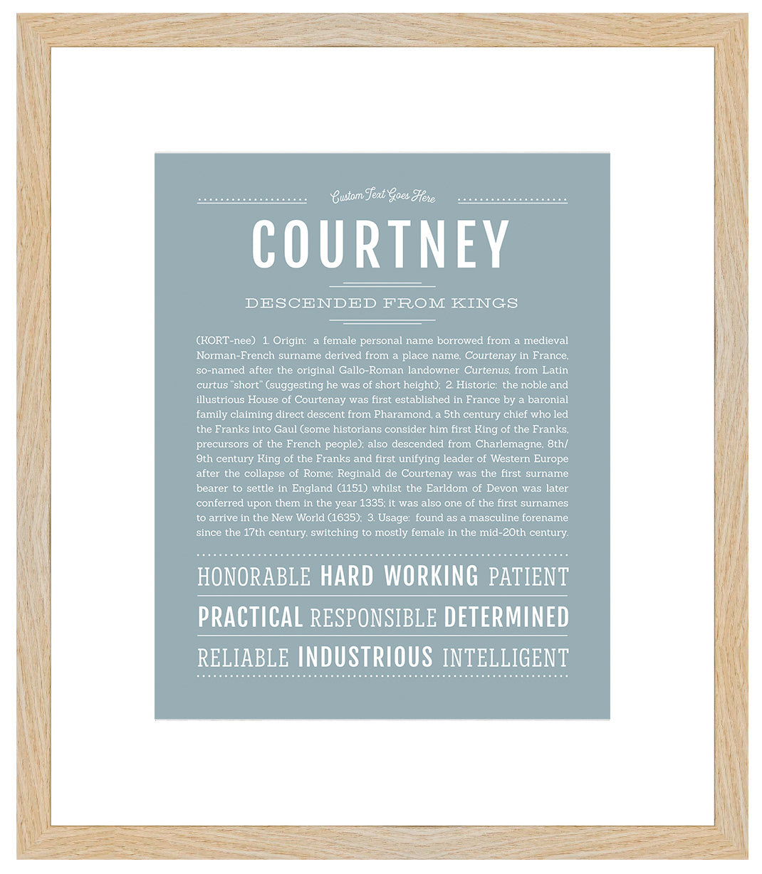 Courtney | Name Art Print