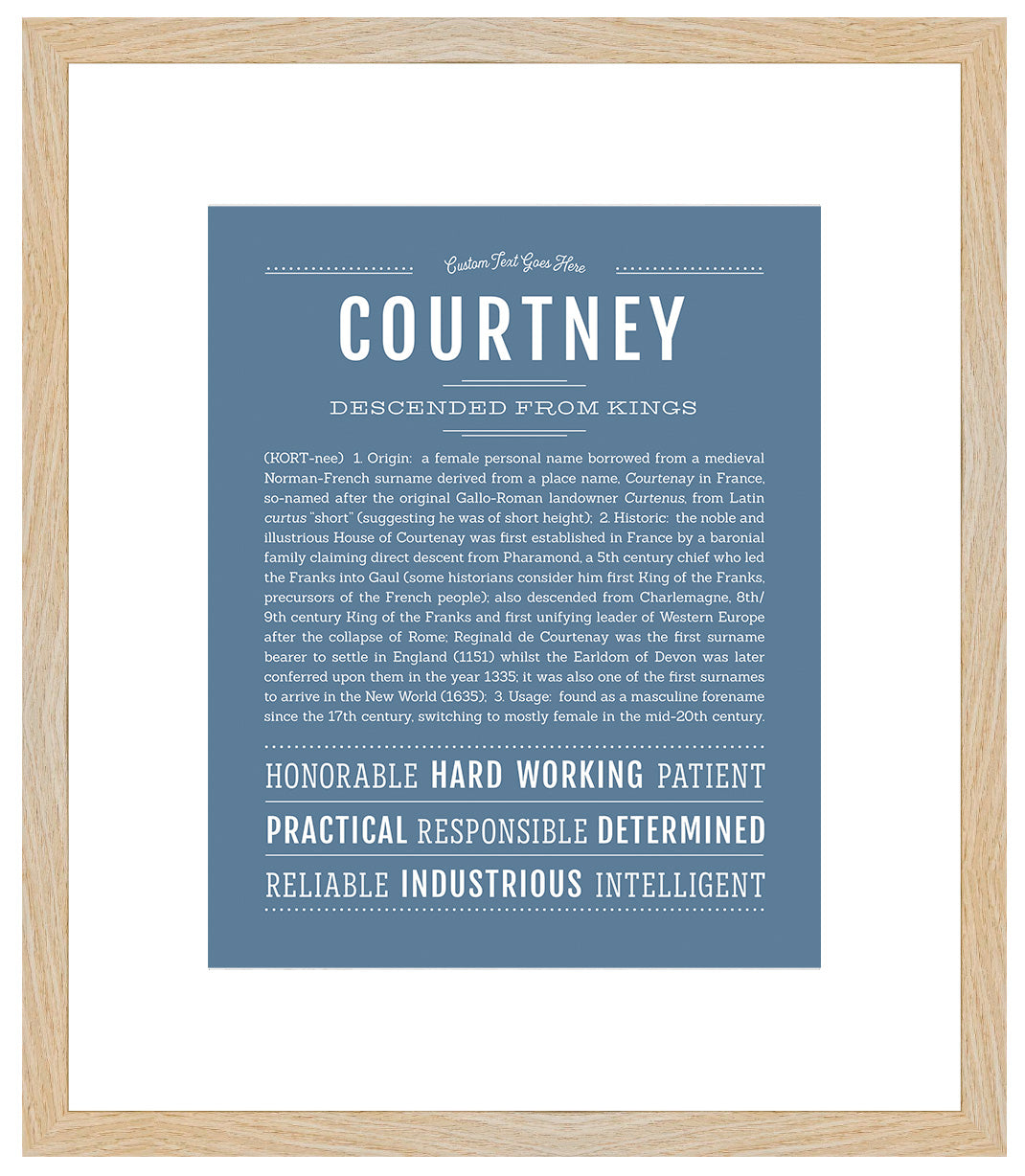 Courtney | Name Art Print